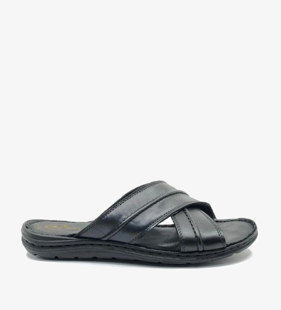 Kocamanlar Asker 1922-25 %100 Hakiki Deri Erkek Full Ortapedik Terlik model görseli