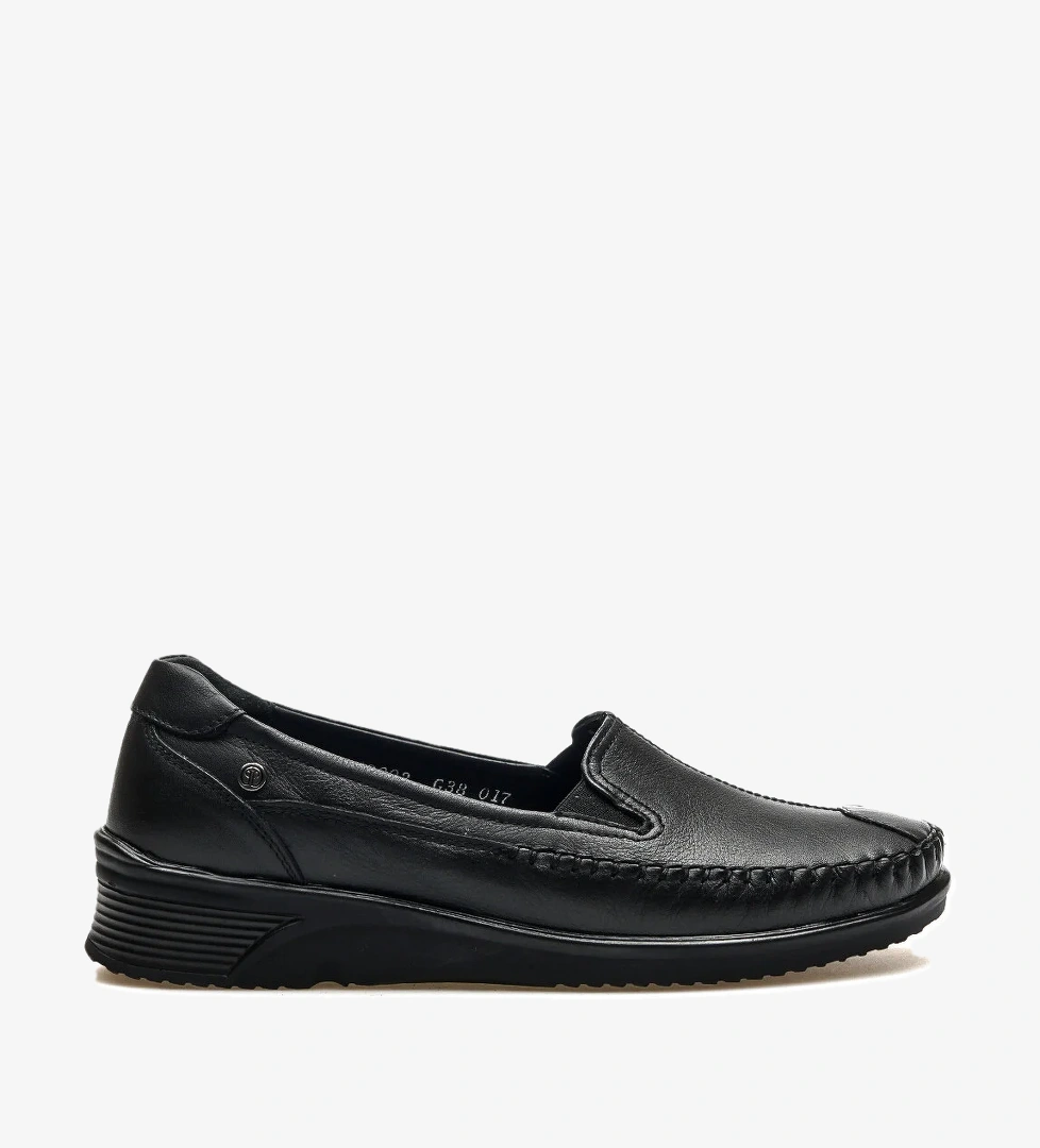 Amelıa-h Kadın Hakiki Deri Ortopedik Comfort Günlük Ayakkabı 25y 48002 Z Siyah