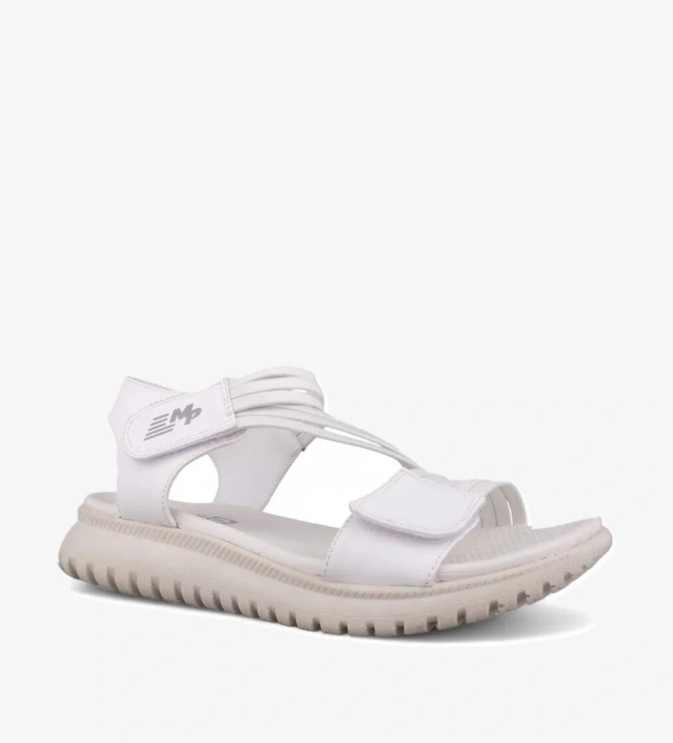Kadın Günlük Sandalet - Beyaz, Deri