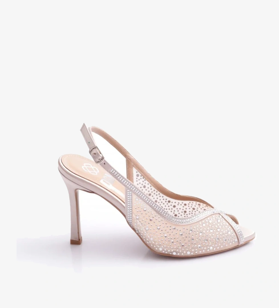 Dgn 5752 Kadin Taşli Topuklu Ayakkabi model görseli