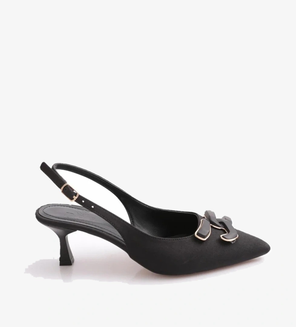 Dgn A4330 Kadin Arkasi Açik Topuklu Ayakkabi model görseli