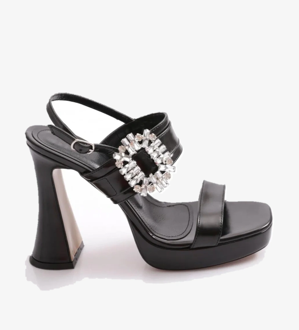 Dgn C5100 Kadin Yani Taşli Topuklu Ayakkabi model görseli