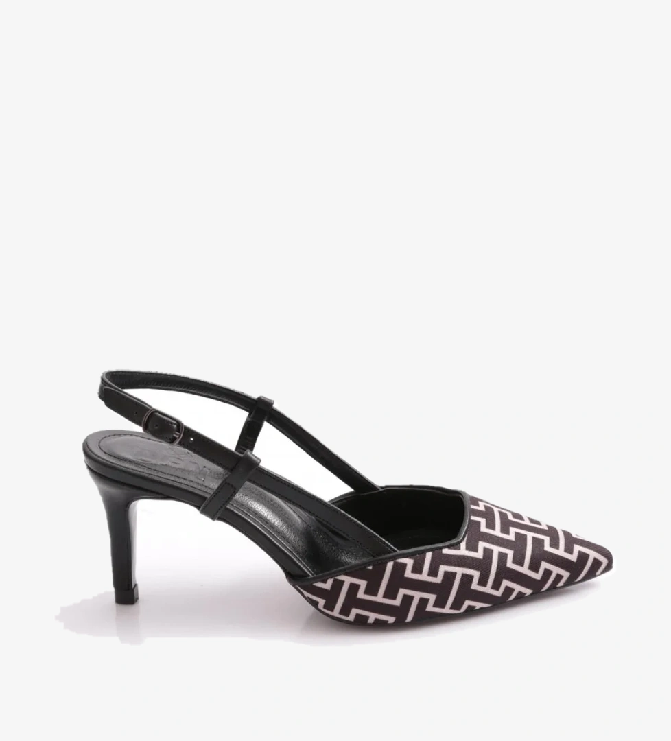 Dgn 6305-3 Kadin Arkadan Bağlamali Topuklu Ayakkabi model görseli