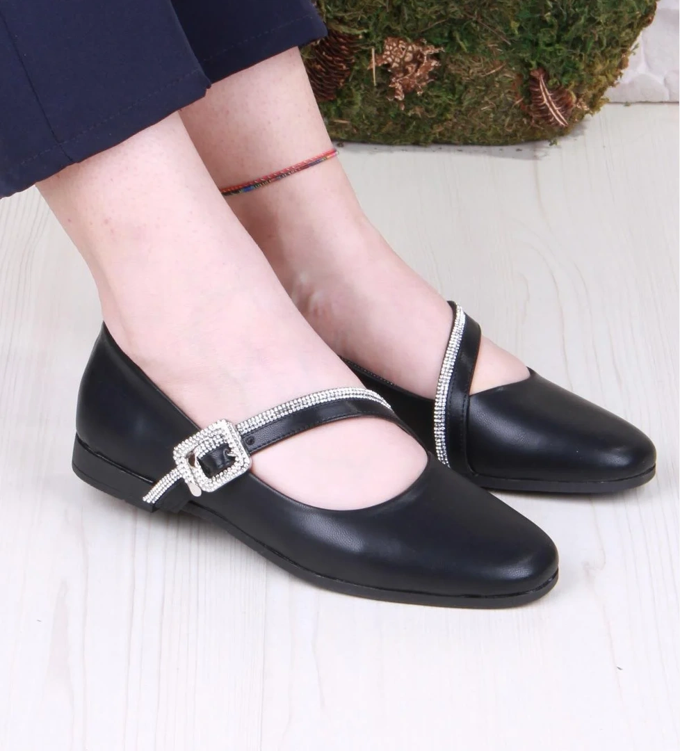 01-624 Soft Toka Detaylı Rahat Kadın Babet