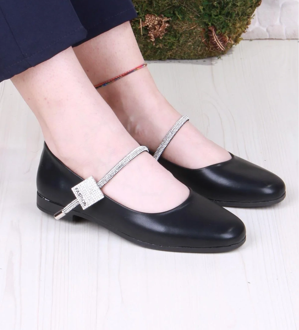 Fort 01-625 Soft Taş Toka Detaylı Rahat Kadın Babet model görseli