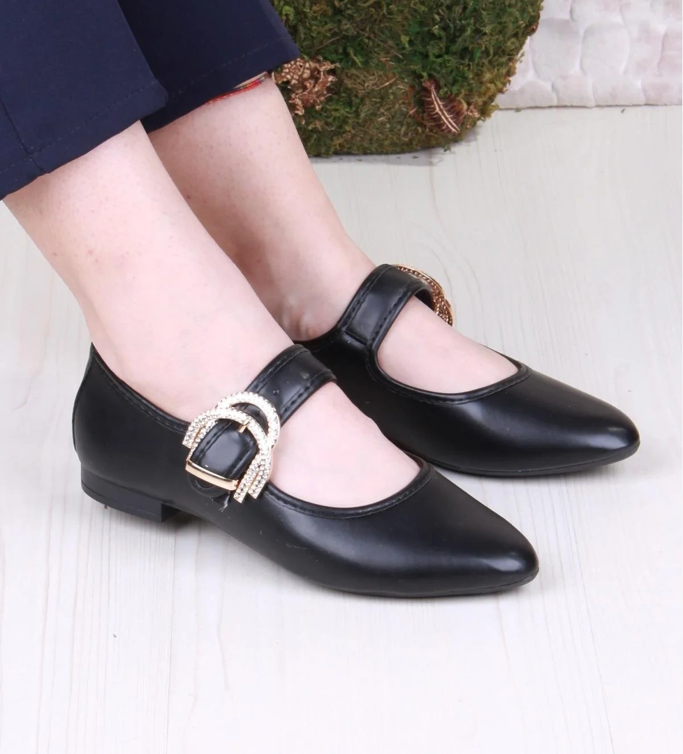 Fort 01-628 Soft Taş Toka Detaylı Rahat Kadın Babet model görseli