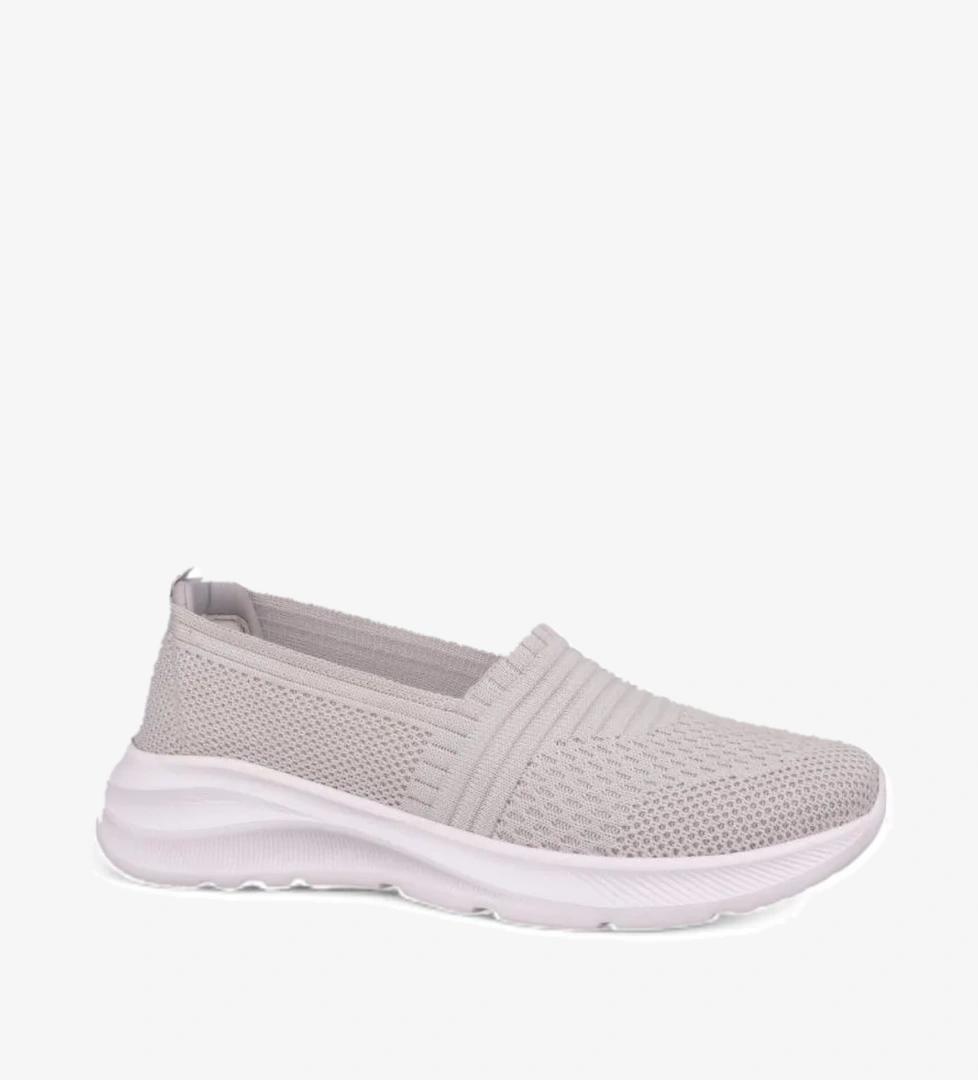 Kadın Günlük Ayakkabı - Gri, Tekstil