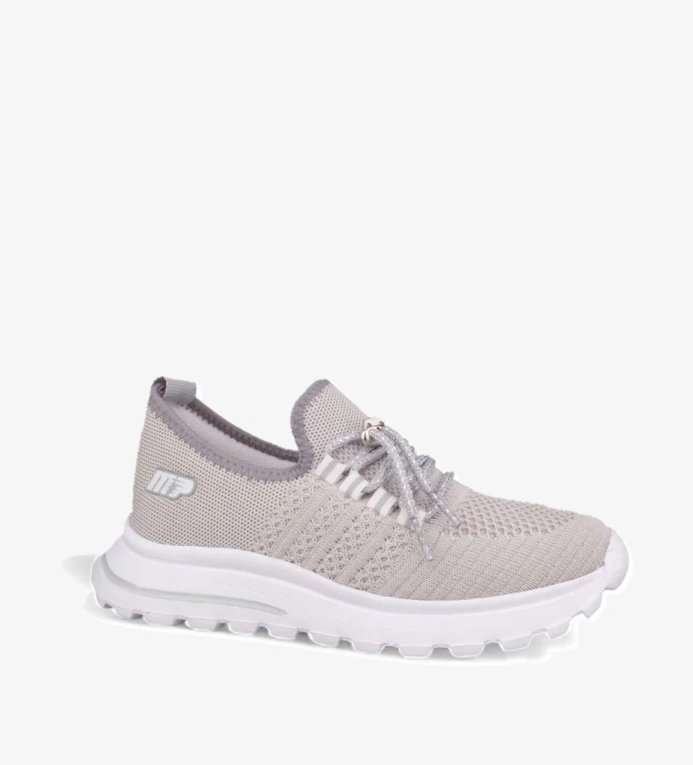 Kadın Günlük Ayakkabı - Gri, Tekstil