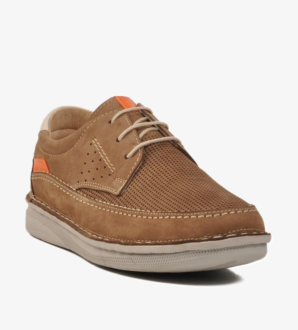 Ayakmod Siyah Nubuk Hakiki Deri Erkek Casual Ayakkabı 2627 M model görseli