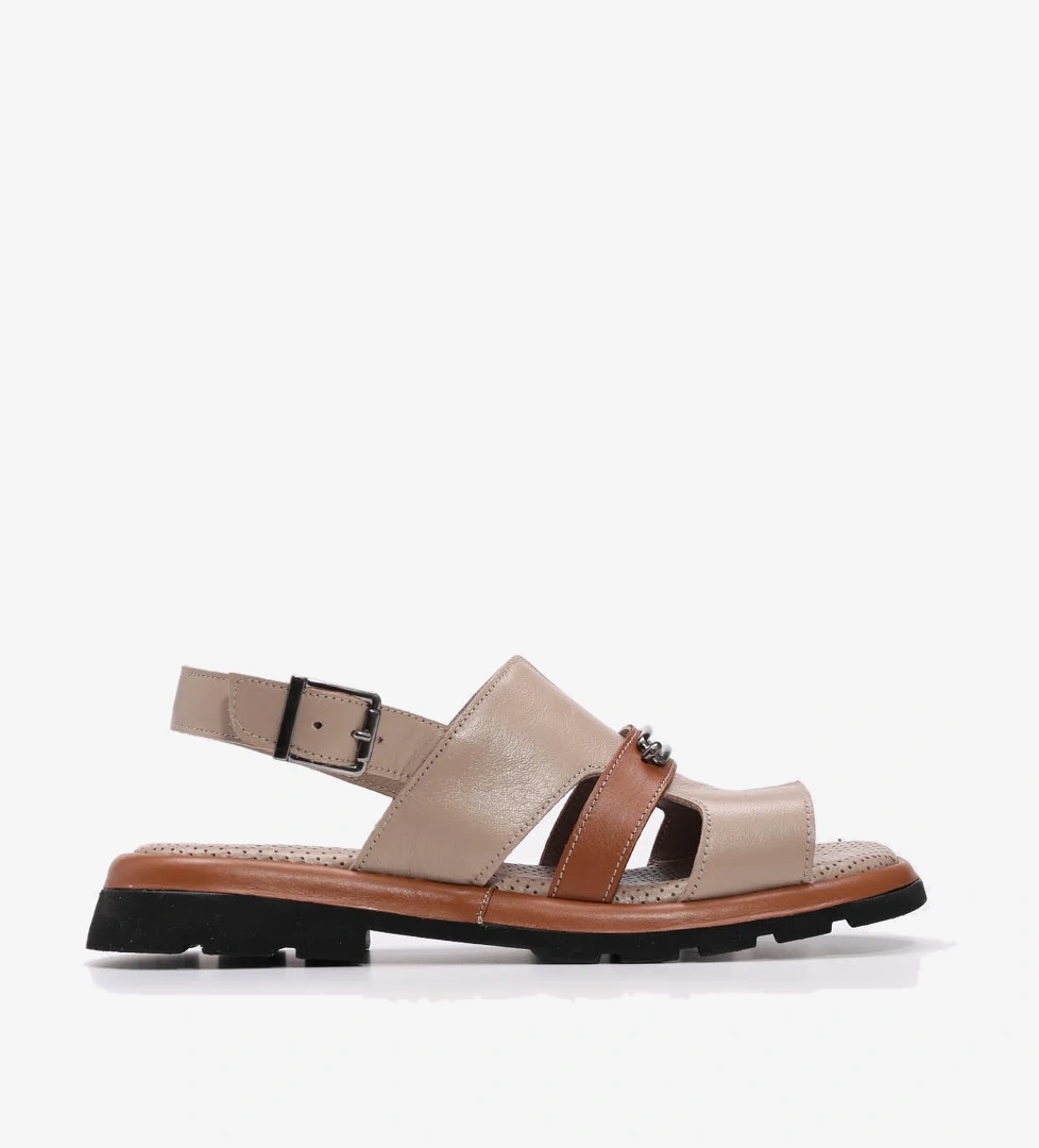 Hakiki Deri Kadın Klasik Sandalet 710ZA993