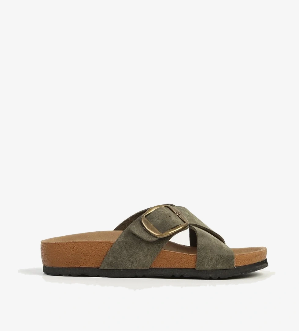 Pierre Cardin Haki Kadın Terlik PC-7549 model görseli