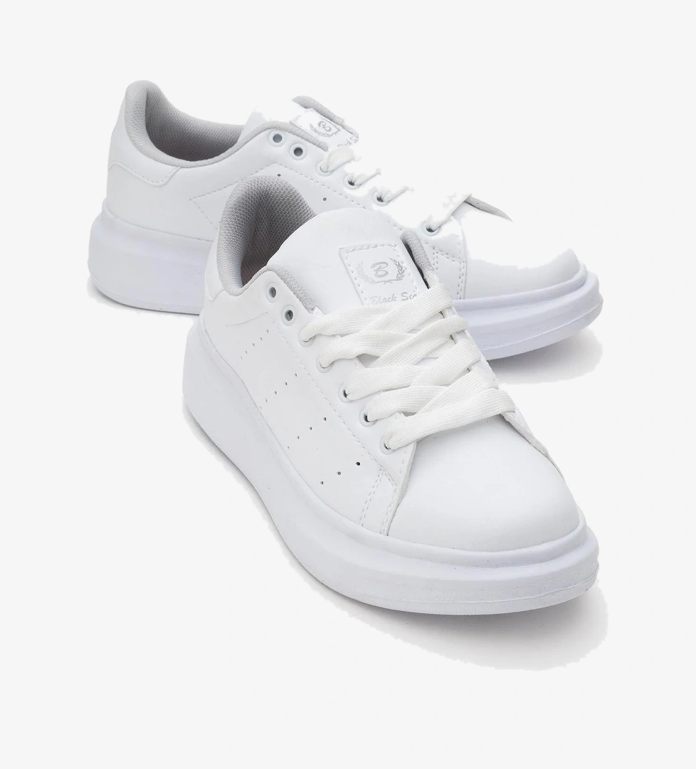 Ccway Kadın Spor Ayakkabı Si̇yah Beyaz model görseli