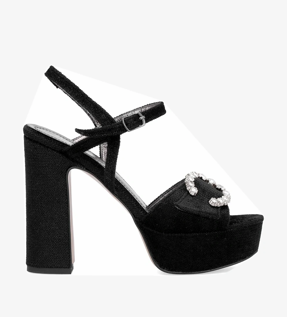 Elit PM08 K2051-1T Kadın Platform Ayakkabı Siyah - Görsel 1