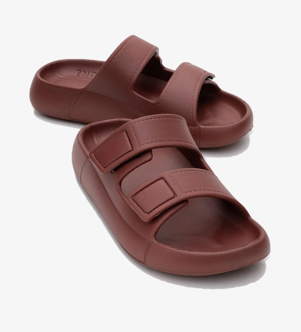 Kadın Cırtlı Terlik BORDO