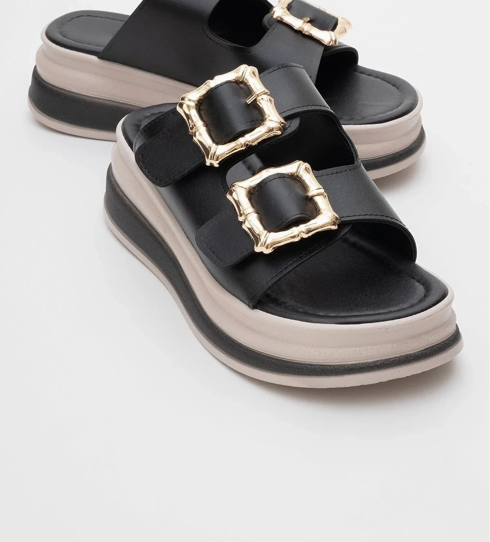 Ccway Kadın Çift Tokalı Terlik model görseli