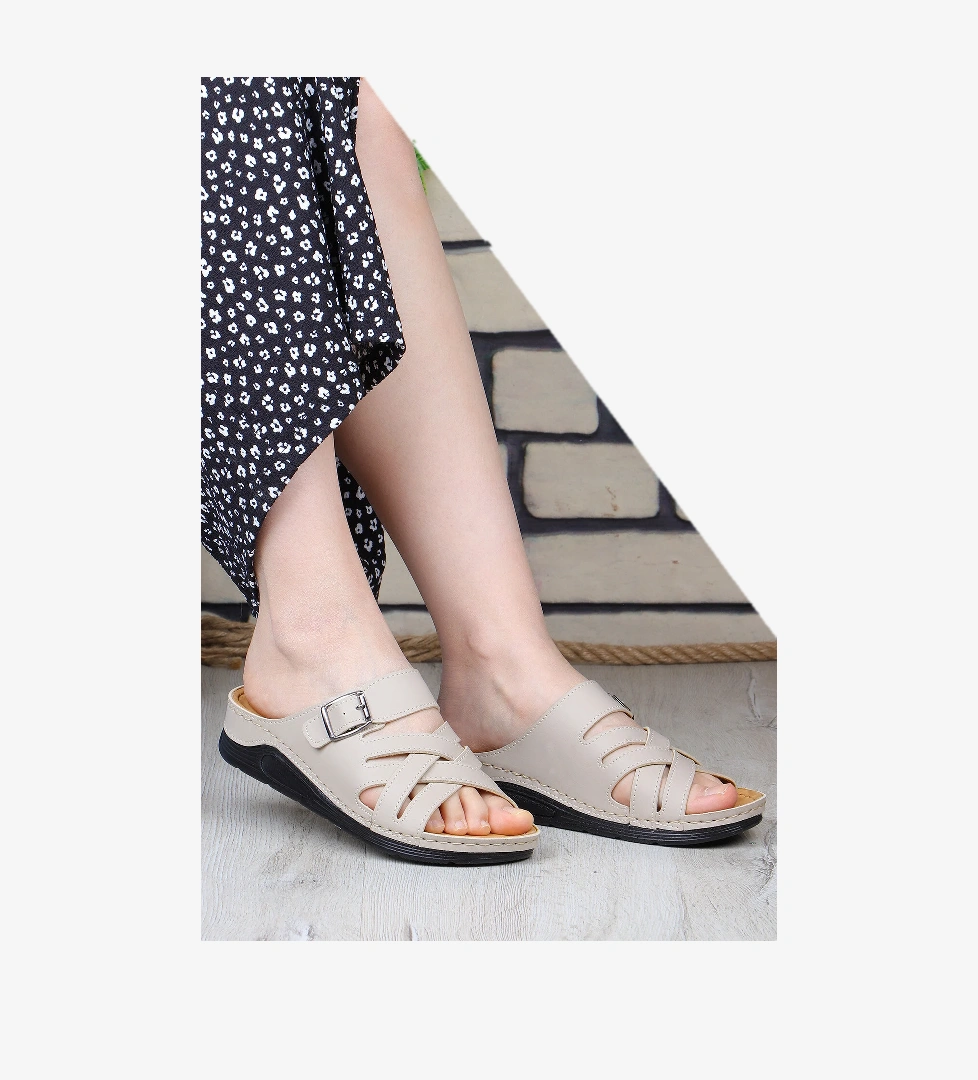 T748 Ortopedik Hafif Taban Günlük Anne Kadın Terlik