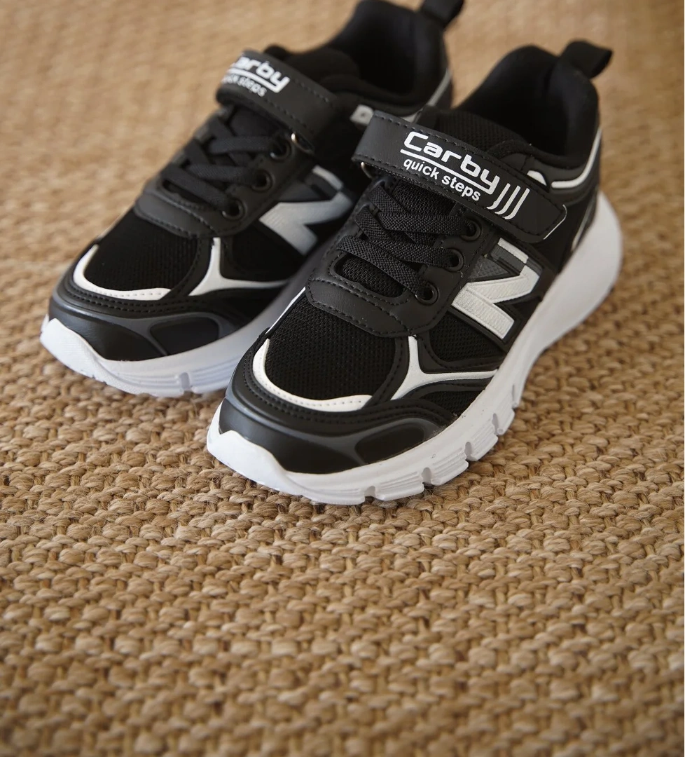 D0130 Cırtlı Çocuk Unisex Sneaker Spor Ayakkabı
