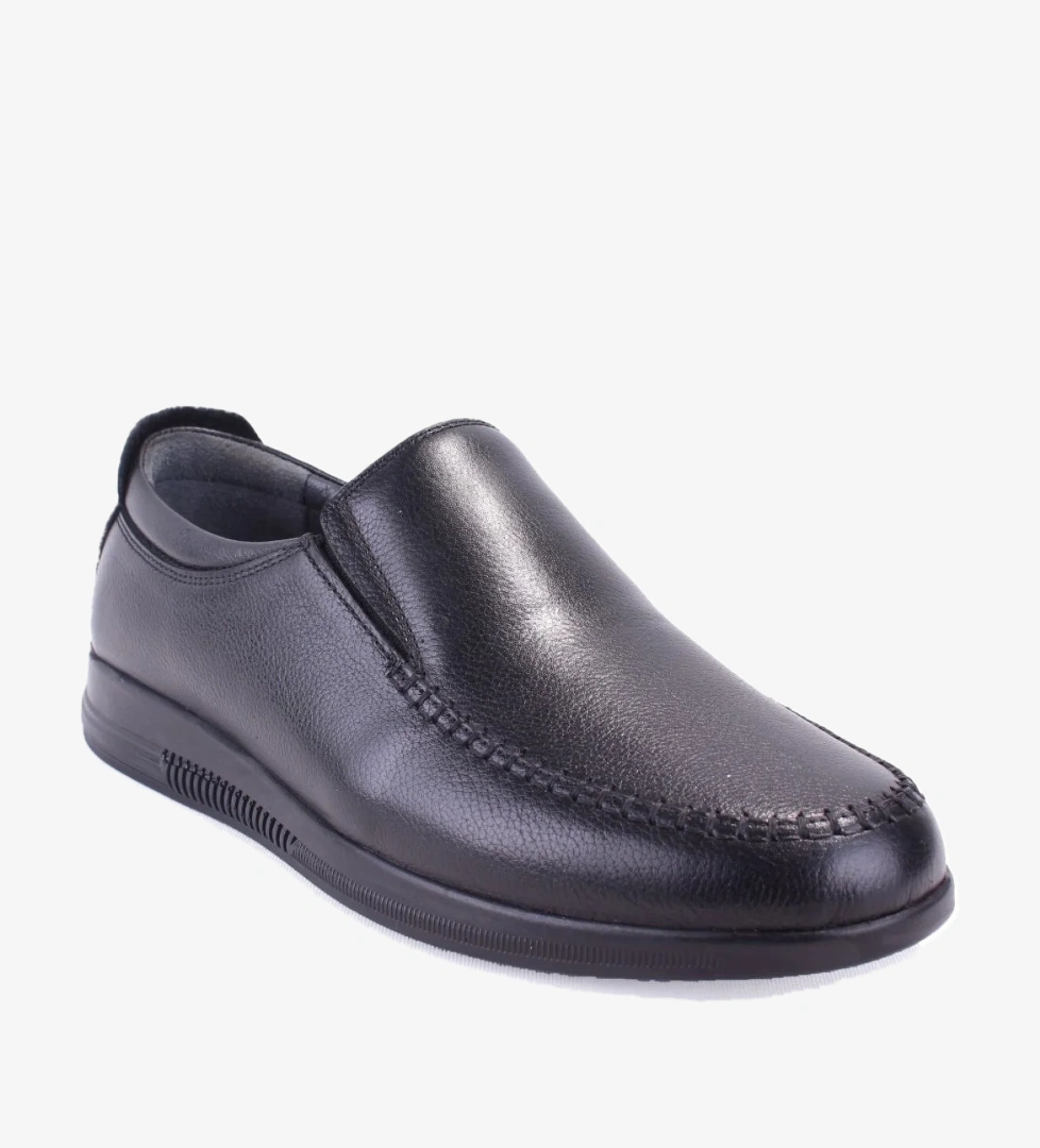 Dagoster DMA08-2005 Siyah Ortopedik Günlük Deri Erkek Ayakkabı model görseli