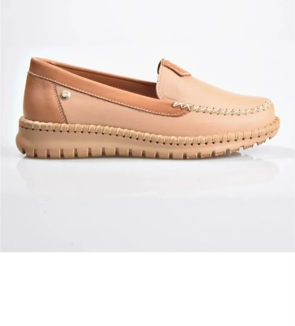 Mammamia D25ya-3265 Kadın Hakiki Deri Casual Ayakkabı Siyah model görseli