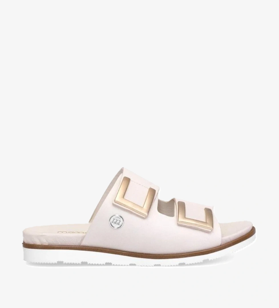 D25YT-1235 Kadın Hakiki Deri Düz Terlik