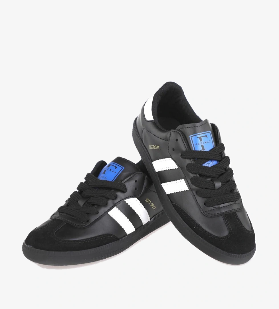 Uniseks Sneaker Esnek Yumuşak Spor Ayakkabı Siyah