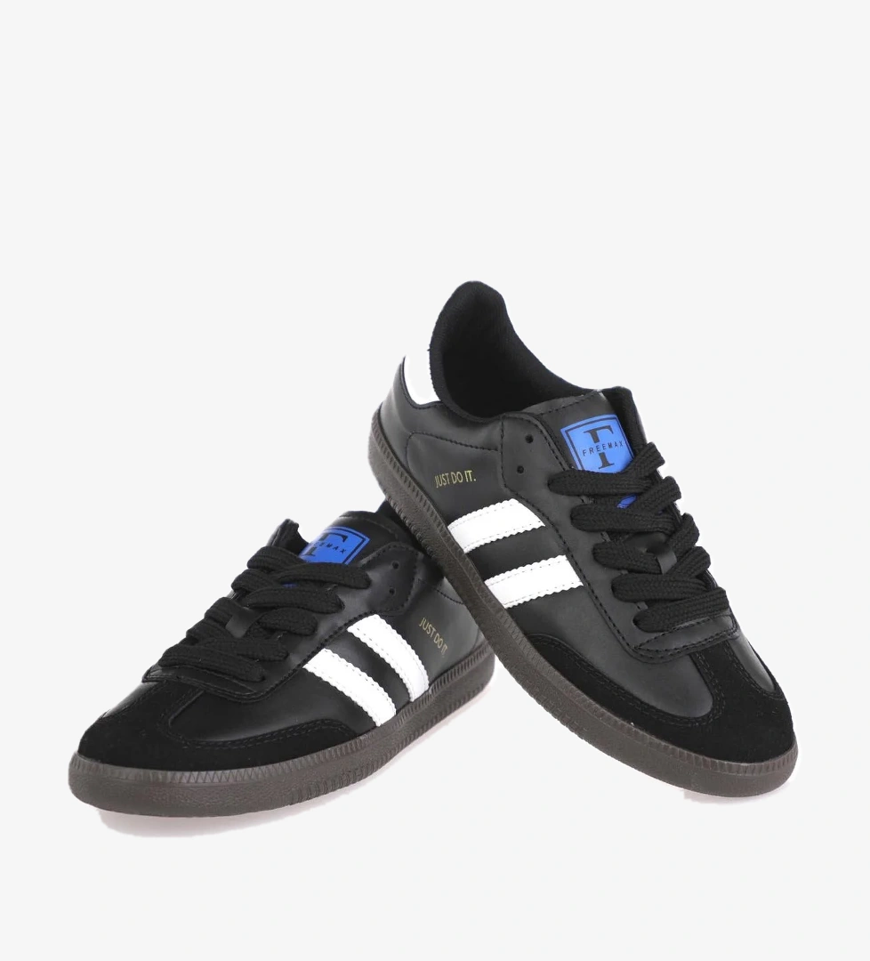 Uniseks Sneaker Esnek Yumuşak Spor Ayakkabı Siyah Beyaz