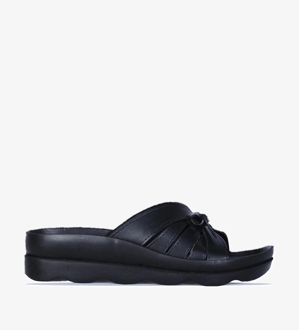 Ayakcenter 1708 Voga Siyah Kadın Düz Terlik model görseli