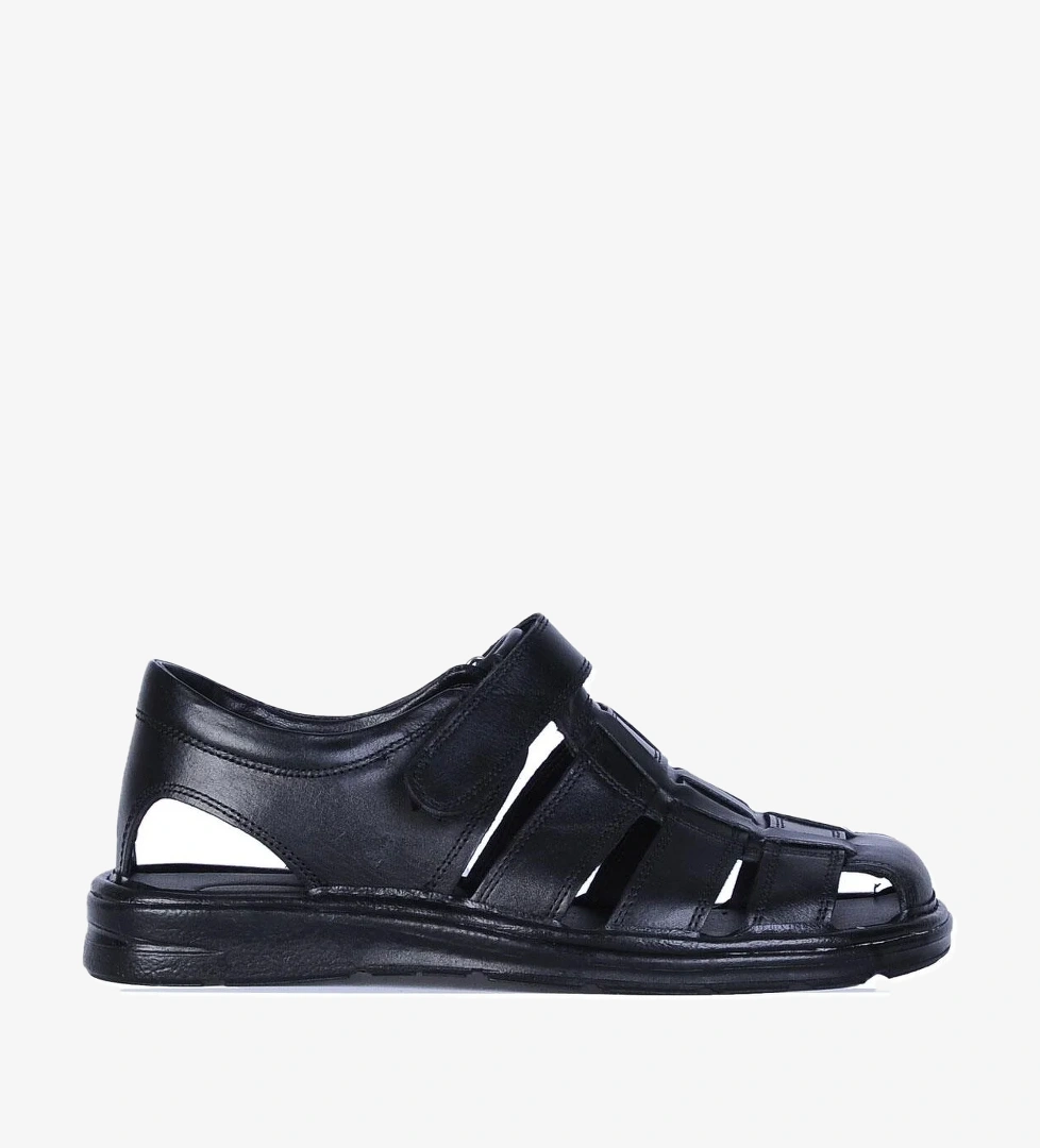 208 Sultan Deri Erkek Sandalet - Görsel 1