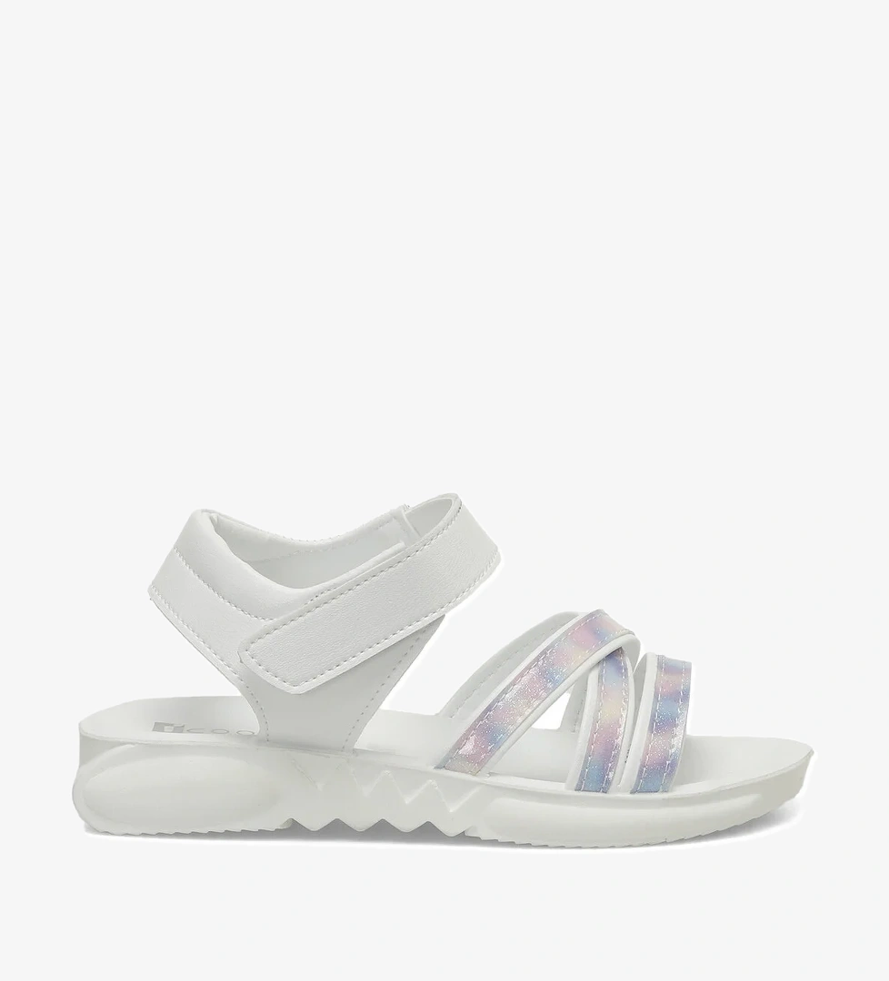 I Cool LILA F 5FX Beyaz Kız Çocuk Sandalet - Görsel 1
