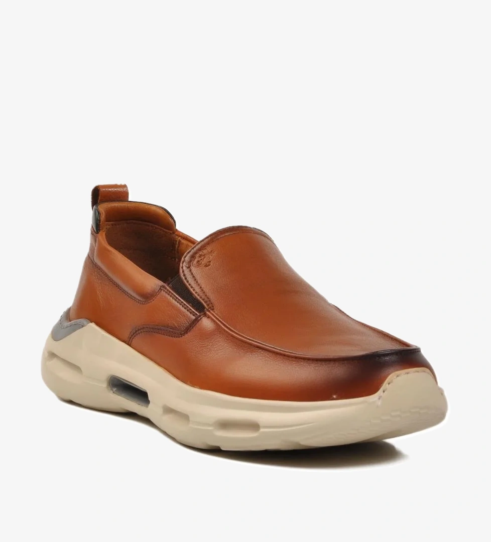 Hakiki Deri Erkek Taba Sneaker 152-21399 M