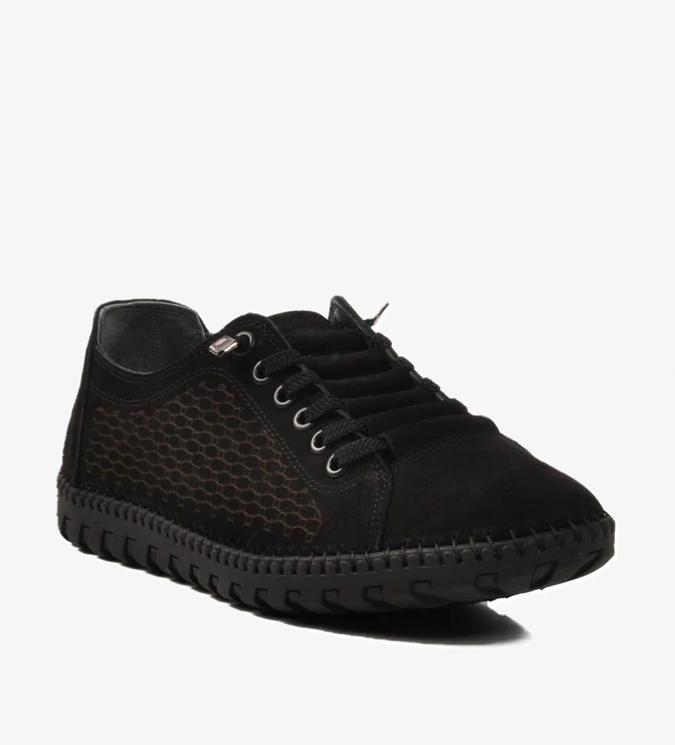 Ayakmod A-255 M Siyah Nubuk Hakiki Deri Erkek Günlük Ayakkabı model görseli