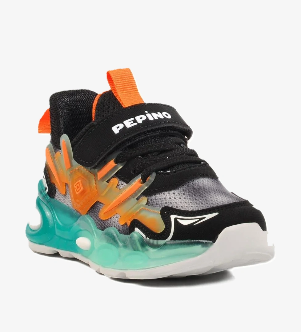 Pepino Siyah-Turuncu Çocuk Spor Ayakkabı 1977 P - Görsel 1