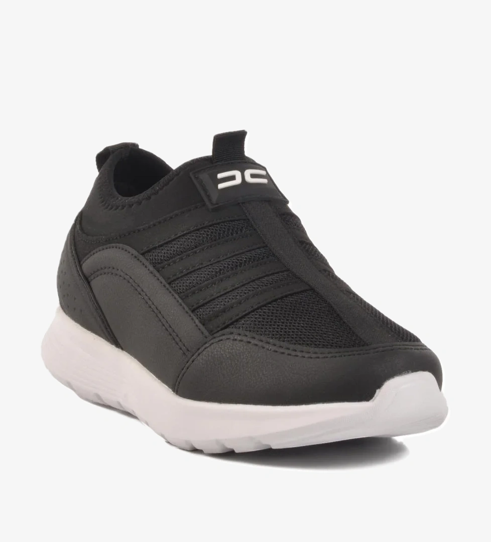 Walkway Siyah-beyaz Füme Hafif Erkek Spor Ayakkabı Disc 25105 M model görseli