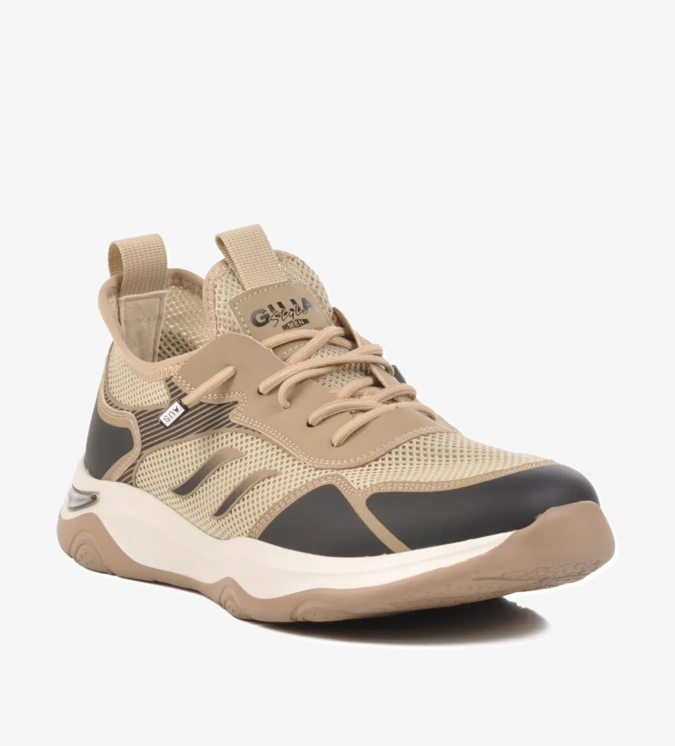 Guja Bej Siyah Tekstil Erkek Spor Ayakkabı 25y522 M model görseli