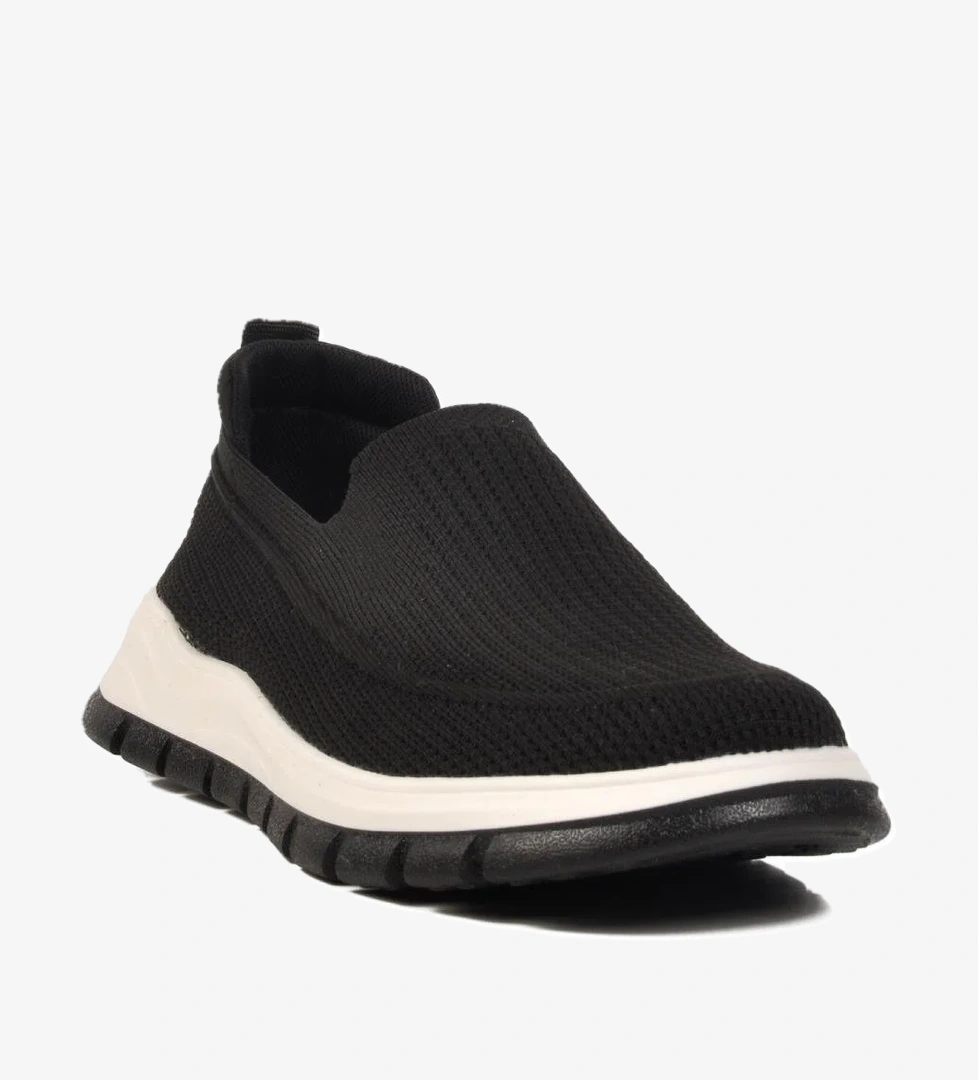 Gamelu Siyah Beyaz Bej Fileli Hafif Triko Esnek Hava Alabilen Erkek Spor Ayakkabı Point M model görseli