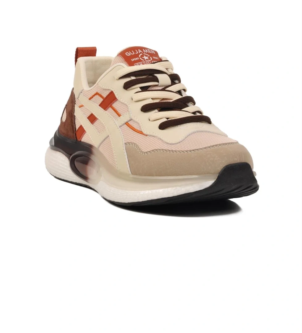 Guja Bej Fileli Hava Alabilen Erkek Spor Ayakkabı 25Y563 M model görseli