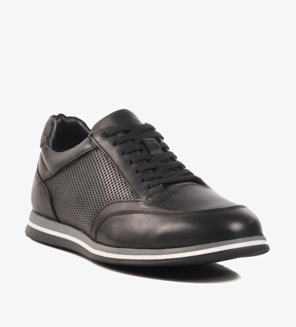 Walkway Siyah Taba Hakiki Deri Erkek Sneaker 2556 Mika M model görseli