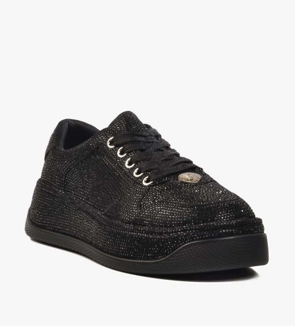 Siyah Tekstil Kadın Sneaker 25Y451-10 Z