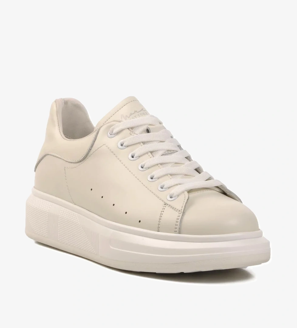 Hakiki Deri Erkek Beyaz Sneaker 152-21028 M