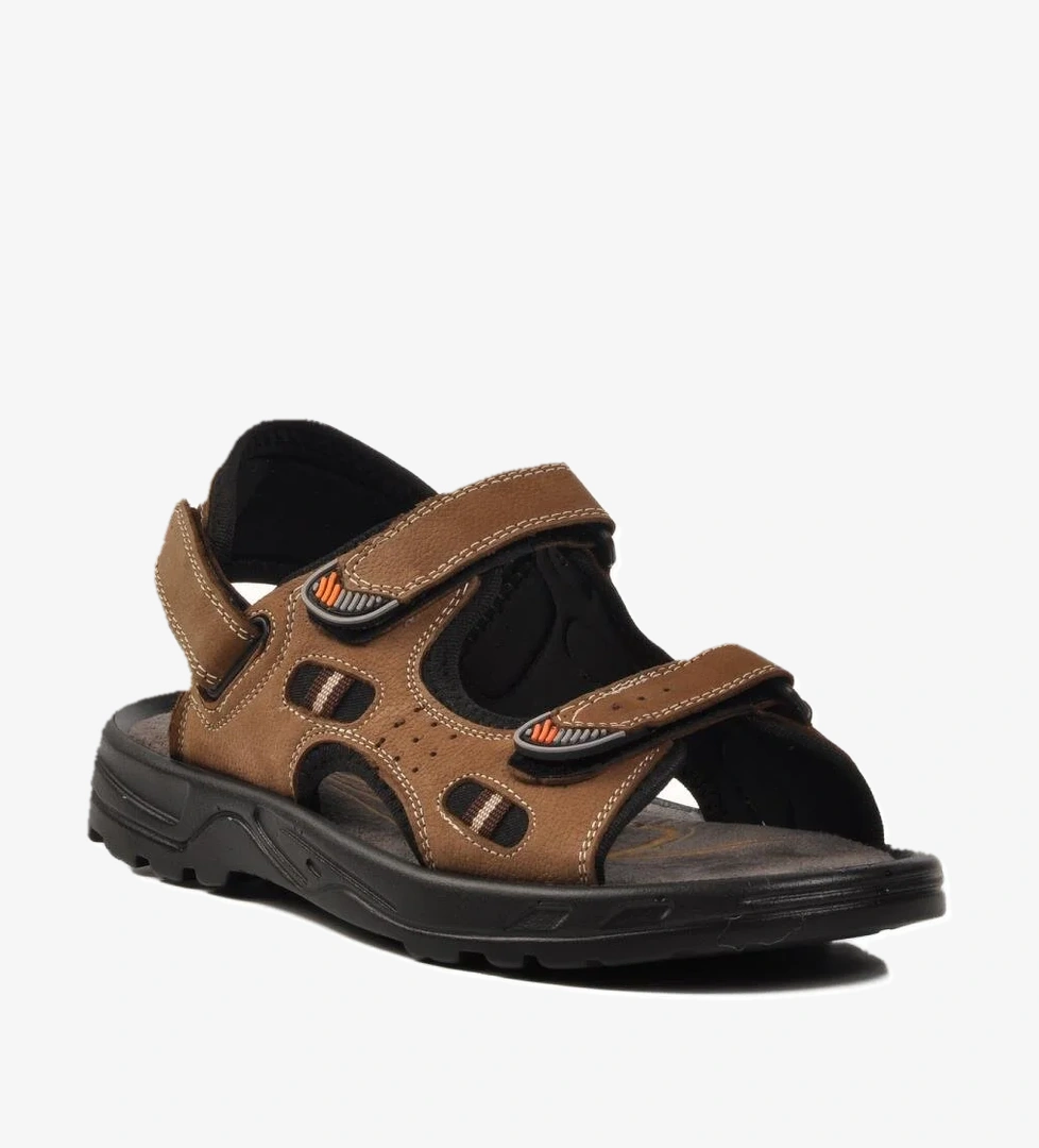 Ayakmod Siyah Kum Nubuk Hakiki Deri Erkek 1405 M Sandalet model görseli