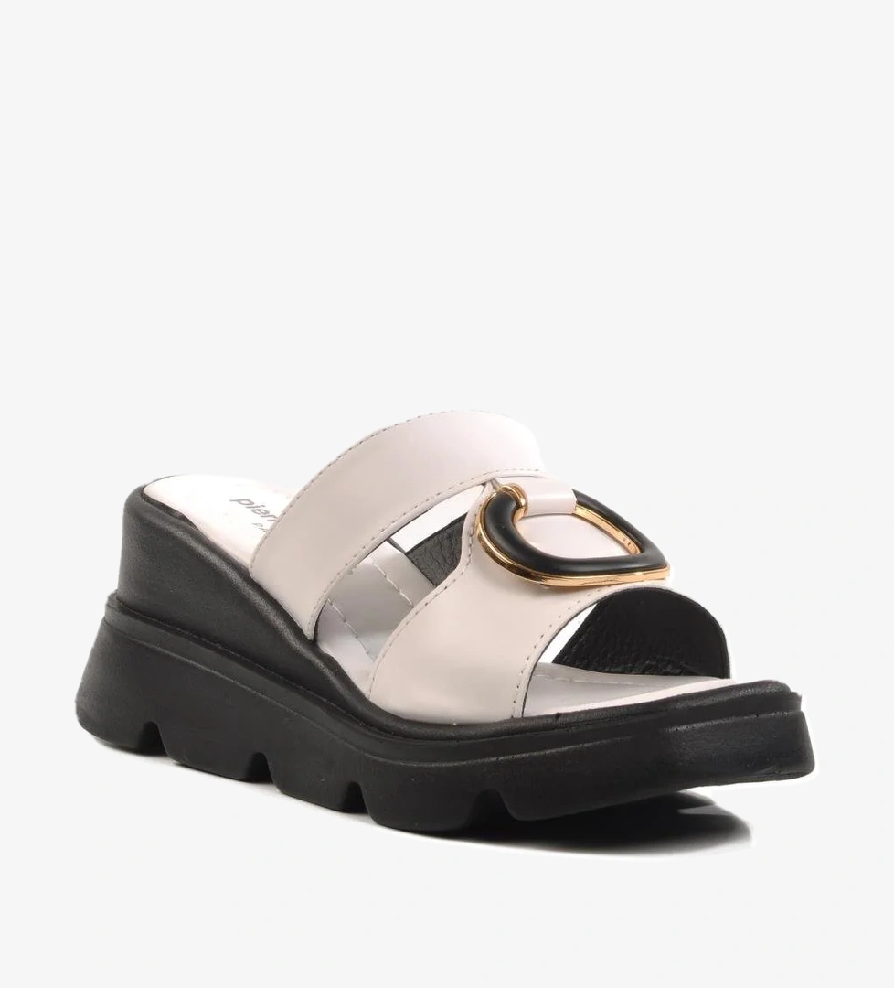 Pierre Cardin Siyah Beyaz Hafif Kadın Terlik Pc-7534 Z model görseli