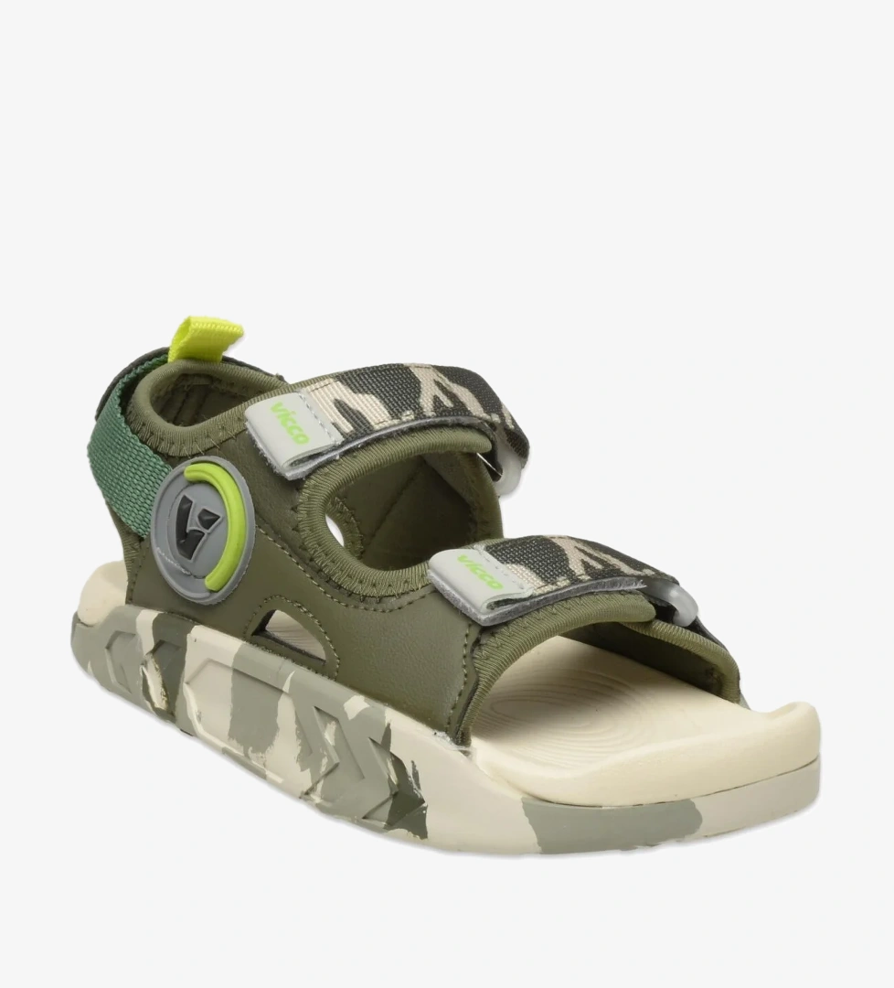 332.F25Y.206 Tape Filet Phylon Haki Çocuk Sandalet