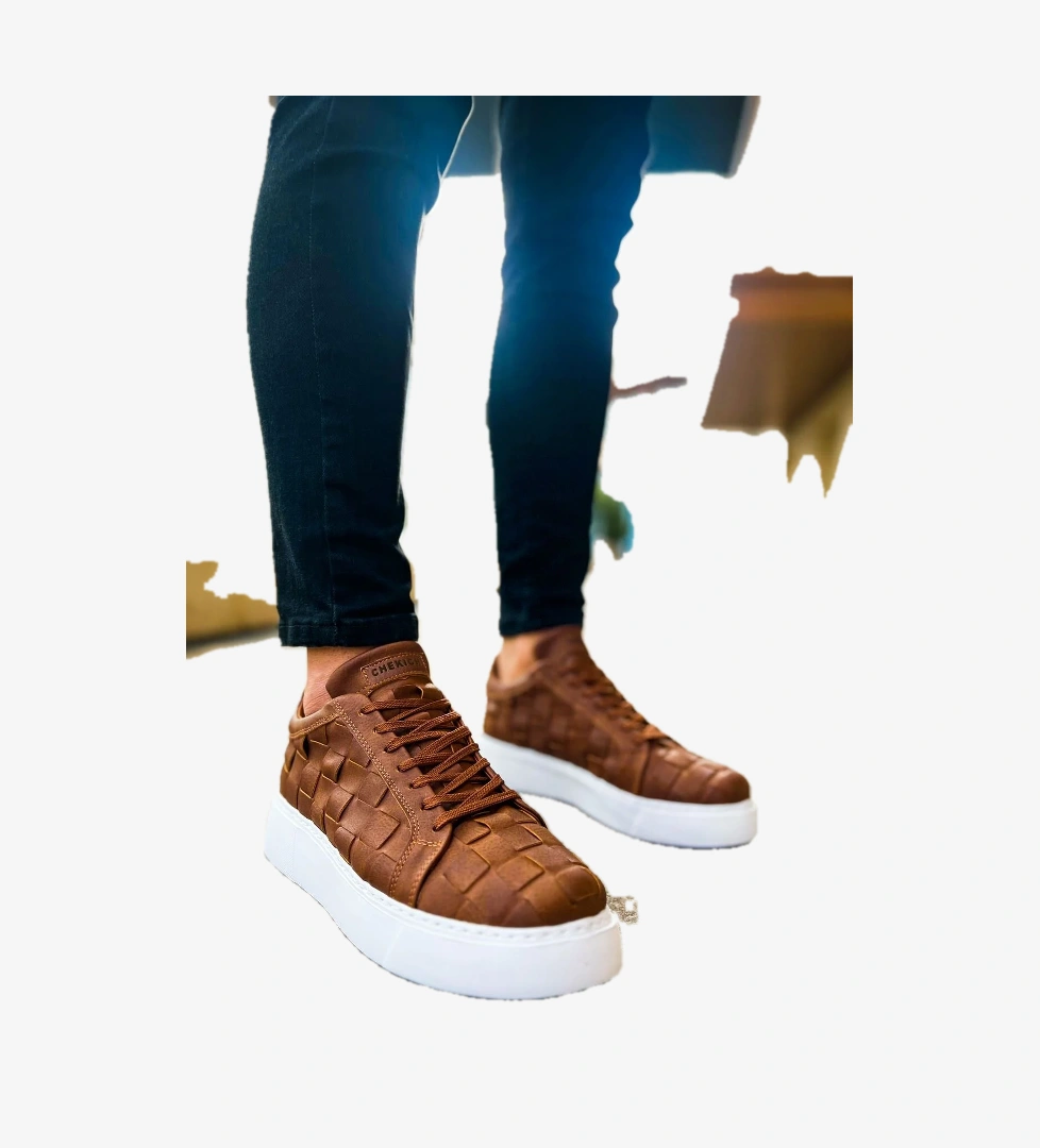 Bağcıklı Erkek Günlük Ayakkabı Taba