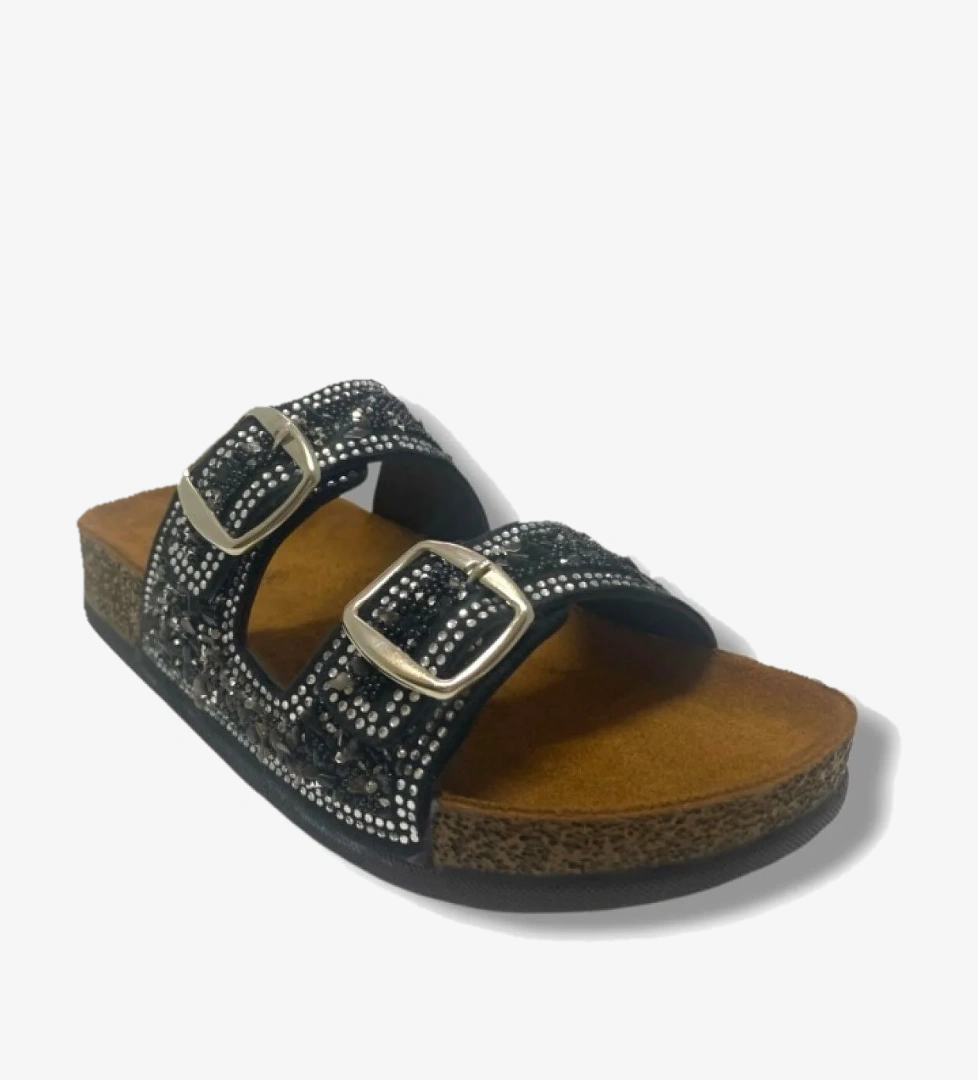 Witta 55702-25 Taşli Çift Bant Anatomik Kadın Terlik model görseli