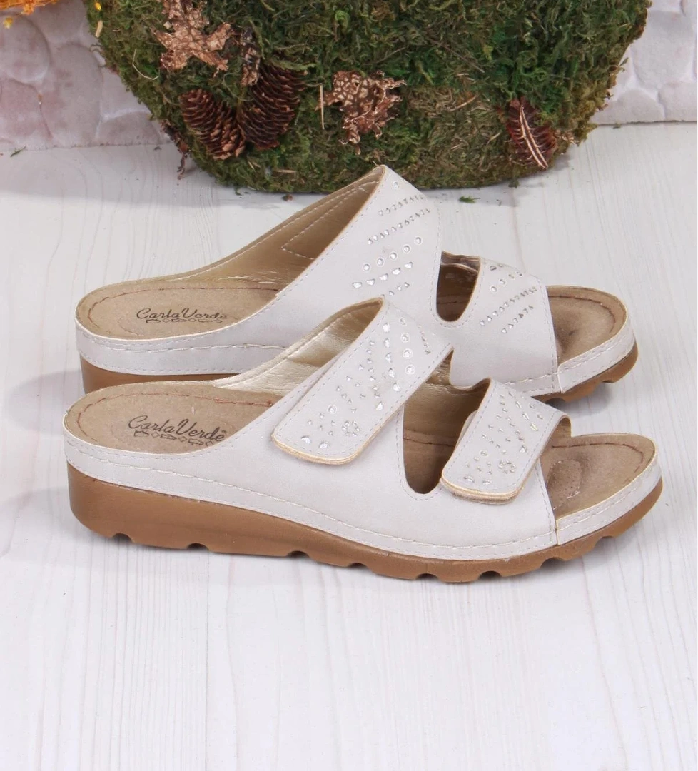 Fort 160161 Bej Rahat Esnek Anatomik Kadın Terlik model görseli