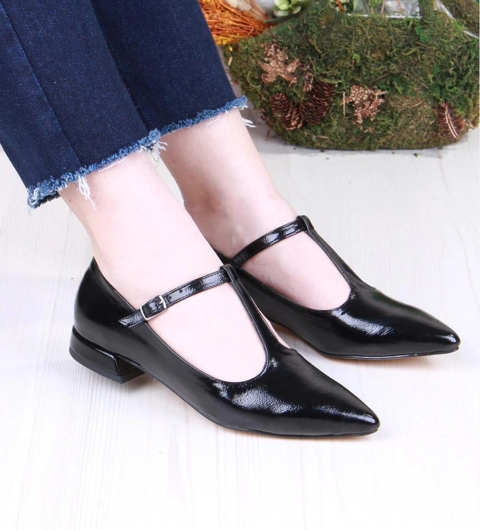 Fort 35697 Witty Rugan Şık Rahat Sivri Burun Kadın Babet model görseli