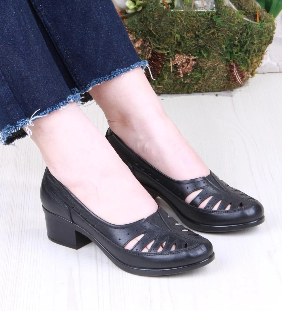 Mehmet Mete 2019 Rahat İç Ve Dış Hakiki Deri Kadın Ayakkabı model görseli