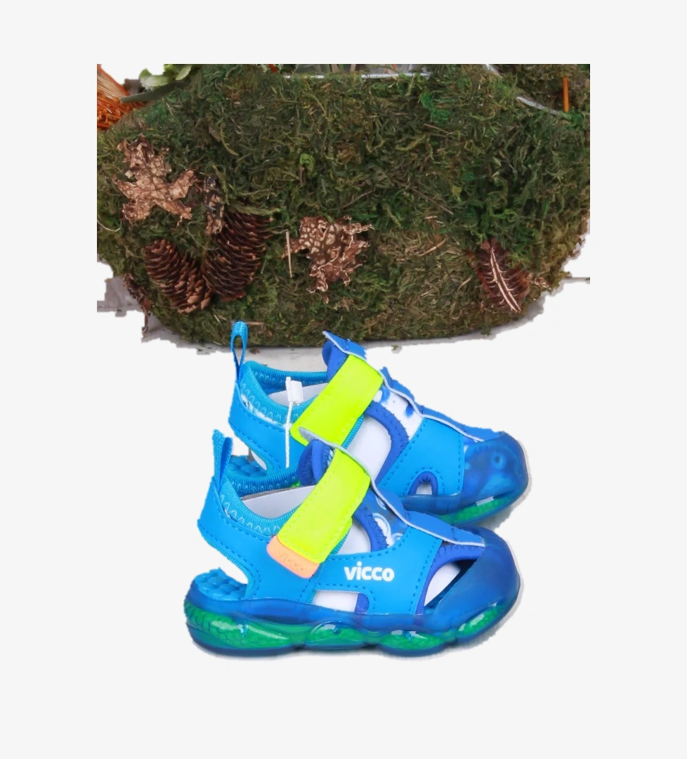 Vicco 332.E25Y.217 Live Saks Mavi İlk Adım Işıklı Erkek Çocuk Sandalet model görseli