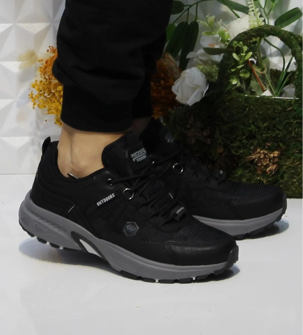 Wks 2709 Siyah Füme Rahat Outdoor Ayakkabı Erkek Ayakkabı - Görsel 1