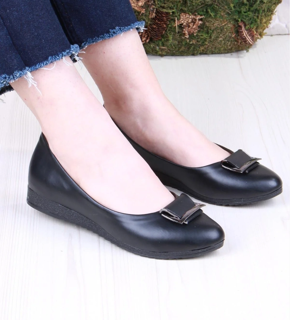 Fort 6012 Zeyn Cilt Tokalı Detaylı Yumuşak Rahat Kadın Babet model görseli